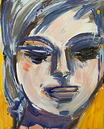 Kopf - Sigrid Palmer Malerei Kunst Künstlerin painting art artist Frankfurt