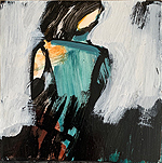 Draußen - Sigrid Palmer Malerei Kunst Künstlerin painting art artist Frankfurt