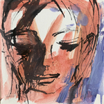 Kopf - Sigrid Palmer Malerei Kunst Künstlerin painting art artist Frankfurt