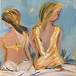 Am Meer - Sigrid Palmer Malerei Kunst Künstlerin painting art artist Frankfurt