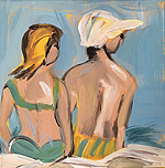 Am Meer - Sigrid Palmer Malerei Kunst Künstlerin painting art artist Frankfurt