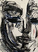 Kopf - Sigrid Palmer Malerei Kunst Künstlerin painting art artist Frankfurt