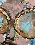 Sonnenbrille - Sigrid Palmer Malerei Kunst Künstlerin painting art artist Frankfurt