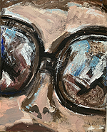 Sonnenbrille - Sigrid Palmer Malerei Kunst Künstlerin painting art artist Frankfurt