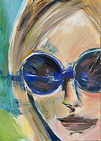 Kopf - Sigrid Palmer Malerei Kunst Künstlerin painting art artist Frankfurt