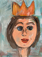 Prinzessin - Sigrid Palmer Malerei Kunst Künstlerin painting art artist Frankfurt