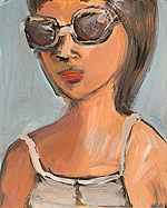 Kopf - Sigrid Palmer Malerei Kunst Künstlerin painting art artist Frankfurt