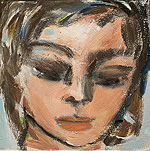 Kopf - Sigrid Palmer Malerei Kunst Künstlerin painting art artist Frankfurt