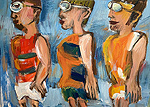Am Meer - Sigrid Palmer Malerei Kunst Künstlerin painting art artist Frankfurt